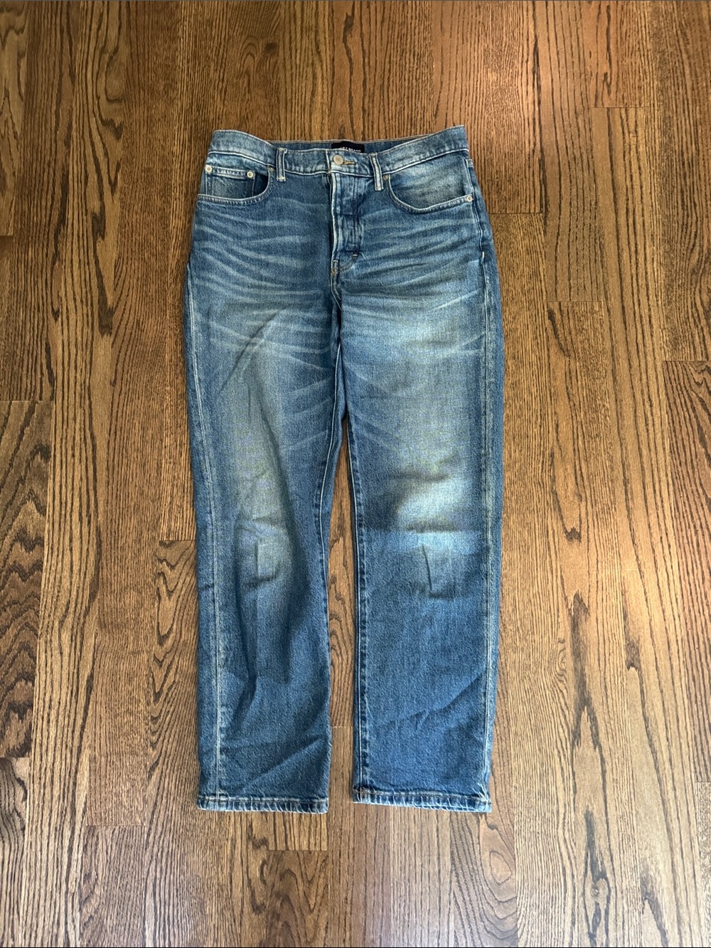 Lucky brand boyfriend Jean button fly  size 6/28